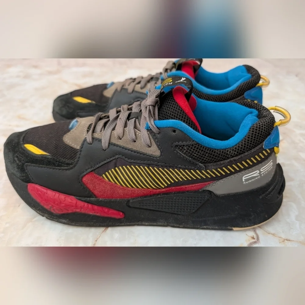 PUMA Men's Multi-Color RS Running System Sneakers Size 9.5